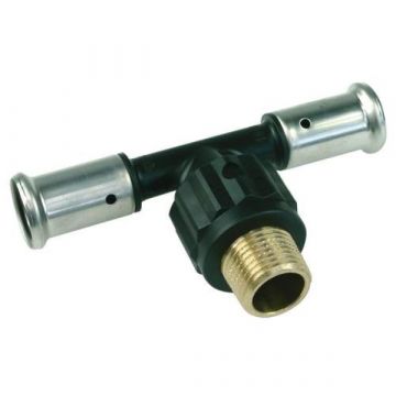 Henco T-stuk 20x3/4 buitendraad x 20 pers x bui x pers - 14PK-200520