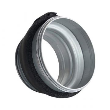 R-Vent spiro safe verloopstuk Ø150-125 mm - met dampdichte isolatie 13 mm