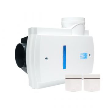 Orcon Compact-10RH ventilatiebox - 2x CO₂-sensor - Eurostekker