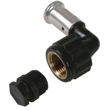 Henco kniekoppeling 90° 14x1/2 per s x binnendraad - 6PK-1404BP