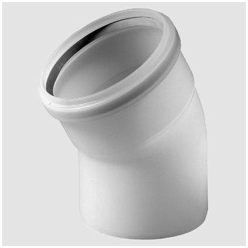 Ubbink Bocht 45° - Ø200 - Pptl