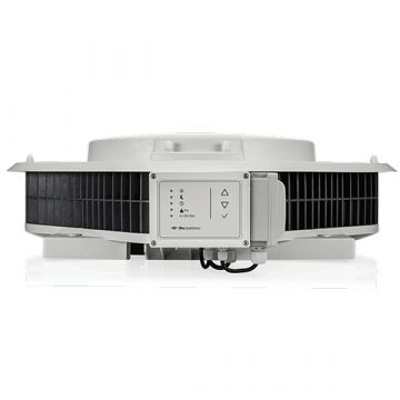 Vooraanzicht van de Itho Daalderop CAS 3.2 TO dakventilator 230V