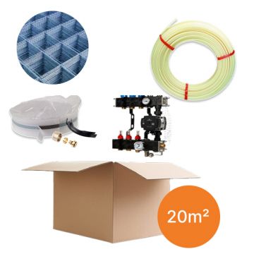 Inhoud vloerverwarmingspakket