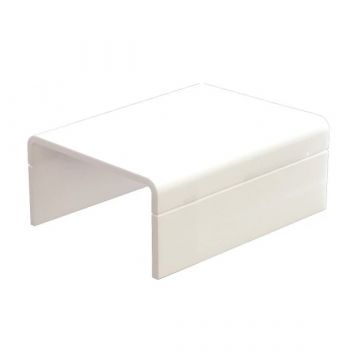Canalit Eindstuk 25x13mm wit - 2 stuks