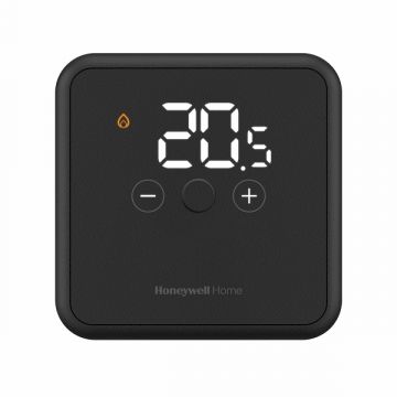 Zwarte Honeywell Home ruimtethermostaat DTS4R