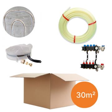 Inhoud vloerverwarmingspakket
