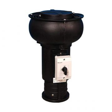 Itho Daalderop pijpdakventilator CVD-S ECO met werkschakelaar