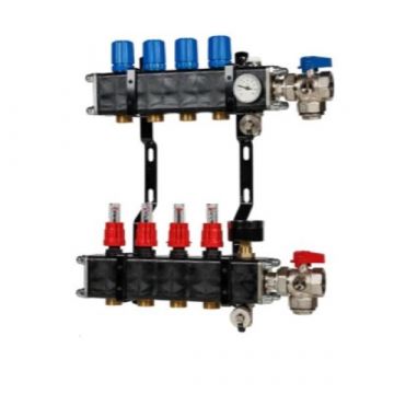 VTE composiet open verdeler - 4 groeps 