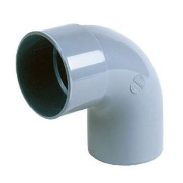 PVC Korte bocht 32mm 2x lijmmof 90°