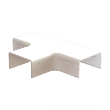 Canalit T-stuk met bodemstuk 25x13mm wit - 2 stuks