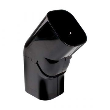 Airco leidinggoot zwart bocht