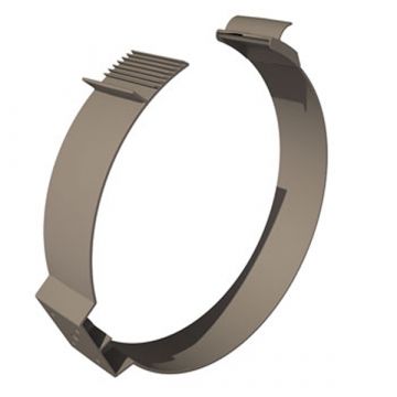 Ubbink Aerfoam beugel - Ø125mm - grijs