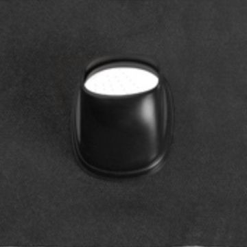 Ubbink ubiflex doorvoerpan Ø131mm - 1-pans 25-45° - kunststof zwart