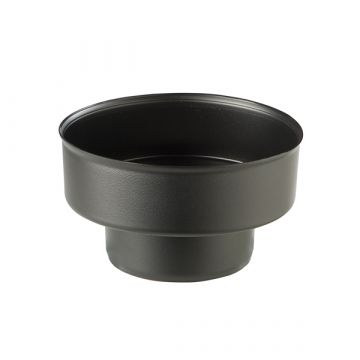 Ubbink Aerfoam verloop KS 160-125mm - zwart