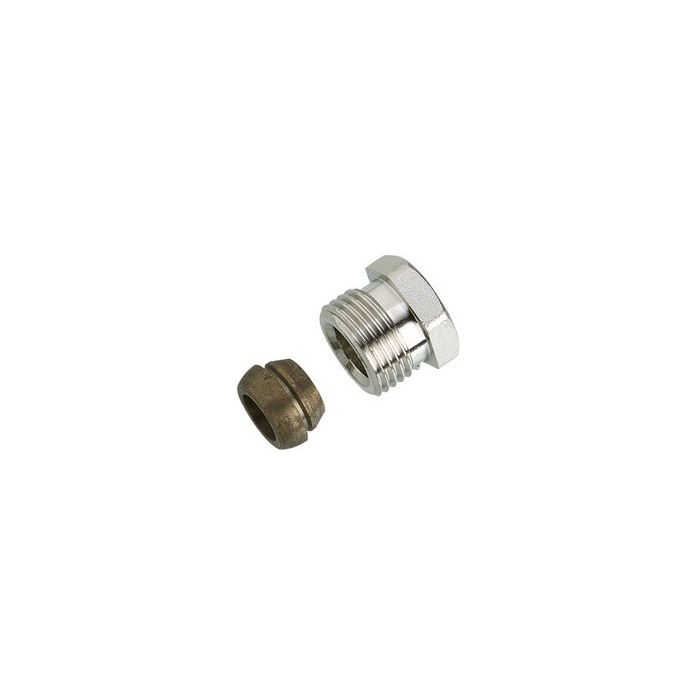 Danfoss knelset 1/2" x 15mm binnendraad - koper en staal