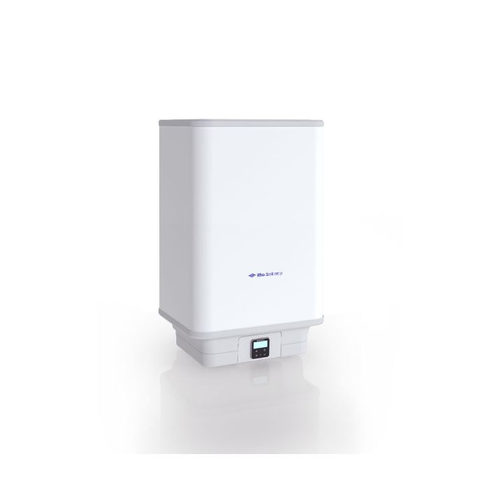 Vooraanzicht van de Itho Daalderop Smartboiler Mono met een inhoud van 50 liter