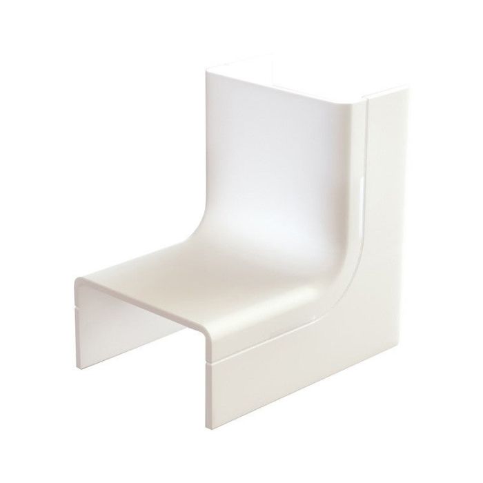 Canalit Binnenbocht met bodemstuk 25x13mm wit - 2 stuks