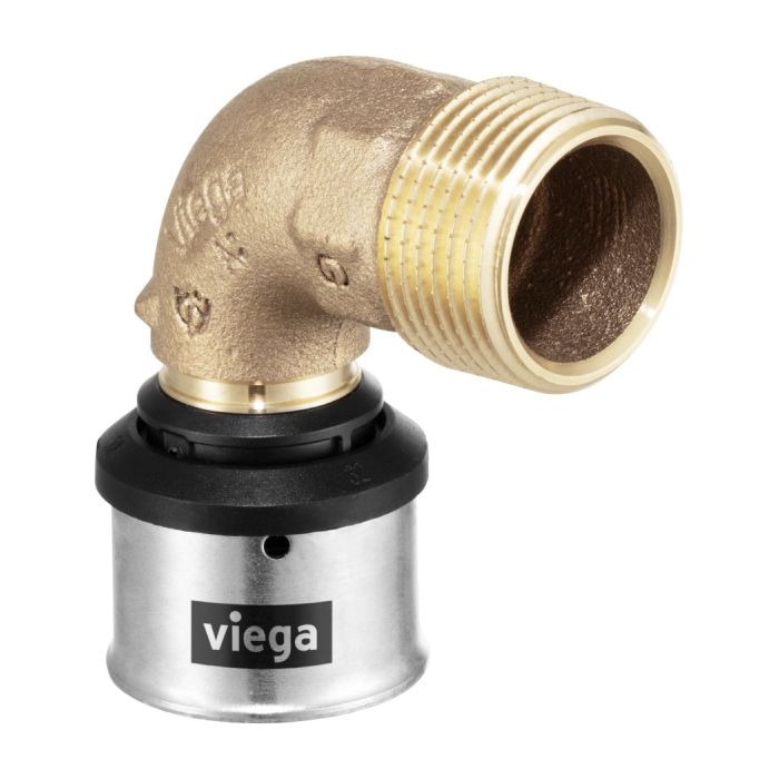 Viega Smartpress bocht 90° 20x1/2 pers x buitendraad - 729714