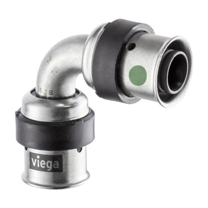 Viega Smartpress bocht 90° 25mm 2x pers - 729868