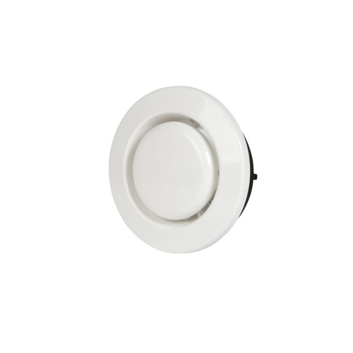 Vooraanzicht van de Brink afvoerventiel 125mm - Wit