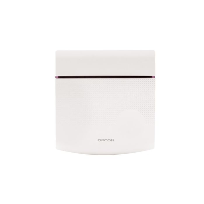 Vooraanzicht van de Orcon CO2 ruimtesensor 15RF