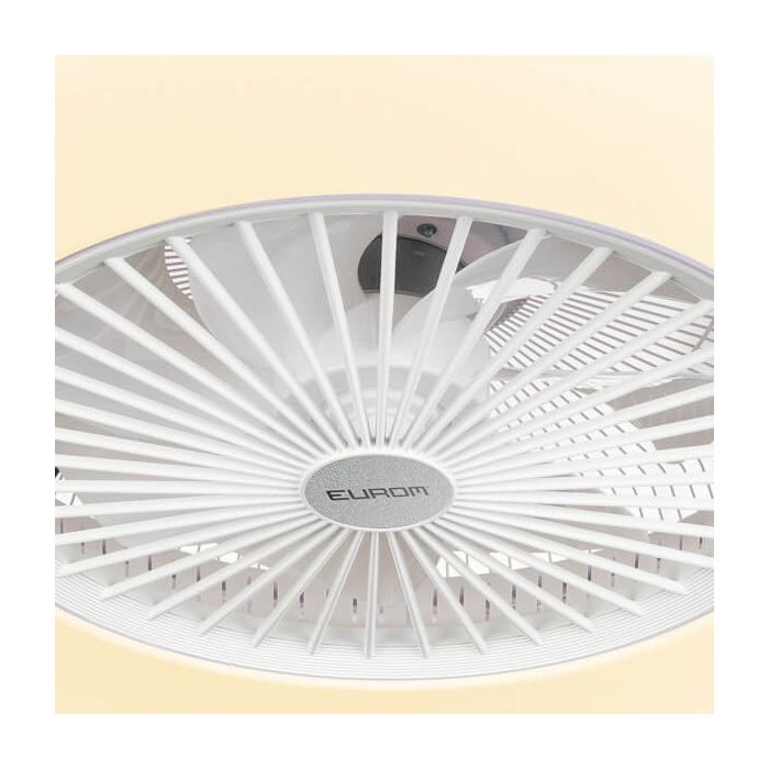 Eurom plafond ventilator LRC - wit - ingebouwde lamp