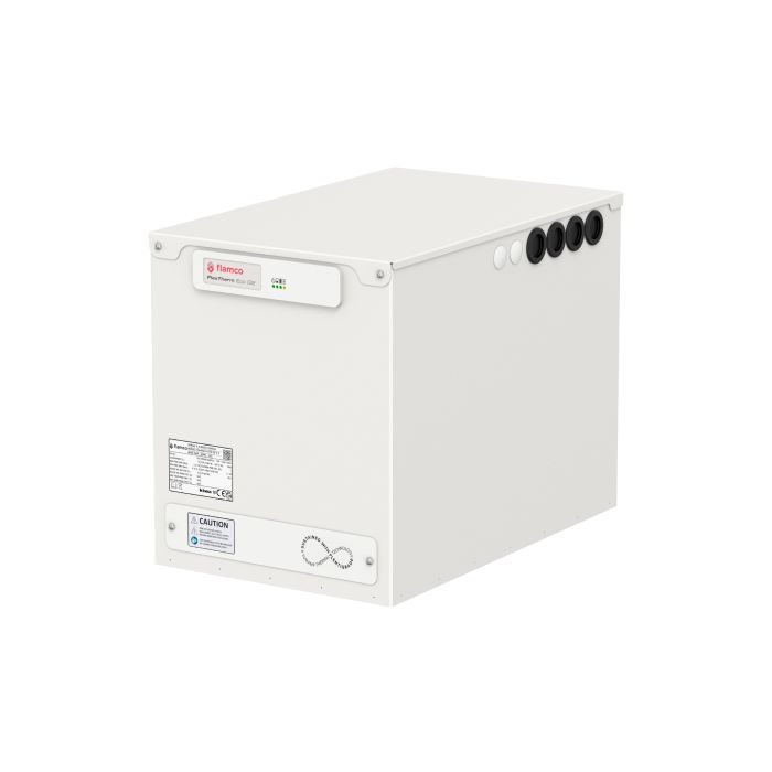Vooraanzicht van de Flamco FlexTherm G2 3E thermische batterij