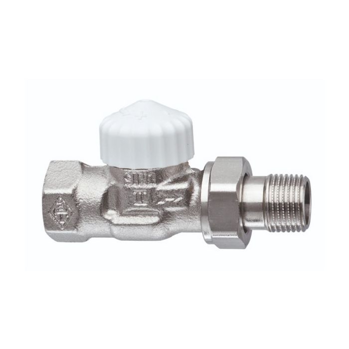 Heimeier Radiatorafsluiter Calypso V-exact Thermostatische Afsl- 1-2- Recht Verkorte Versie