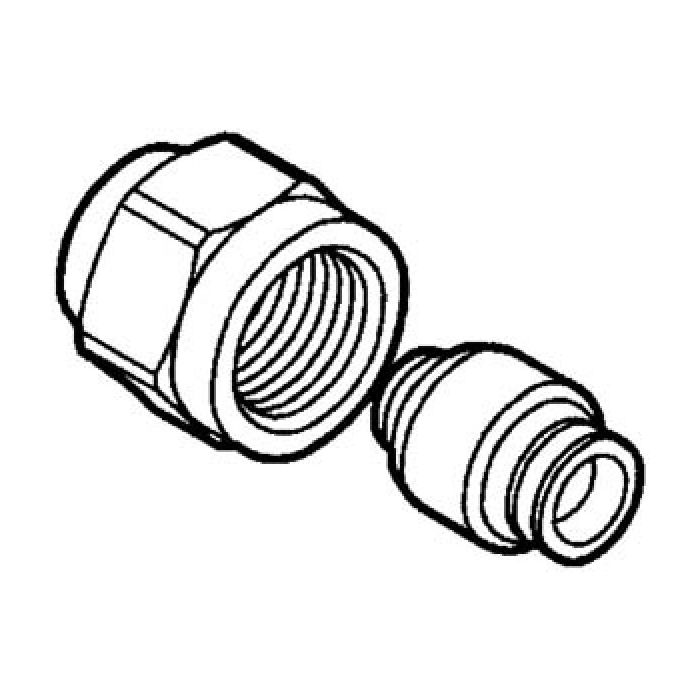 Uponor klemkoppeling 16mm x 1/2" NL voor VSH knel 15mm