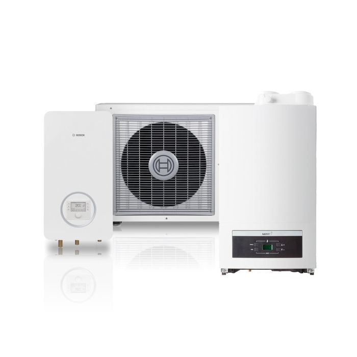 Nefit Bosch Compress 3400i 4kW warmtepomp met Nefit ProLine NxT HRC24 CW4