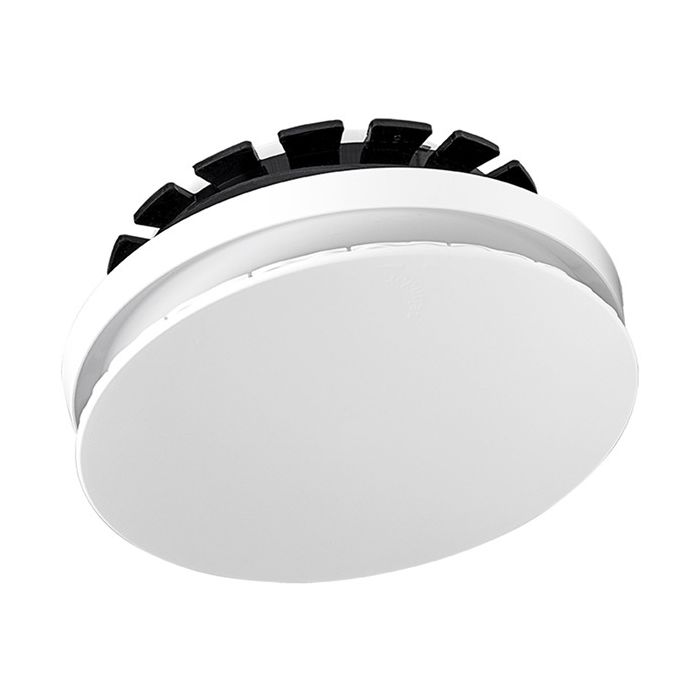 Vooraanzicht van de Zehnder ComfoValve Luna S125mm luchtventiel