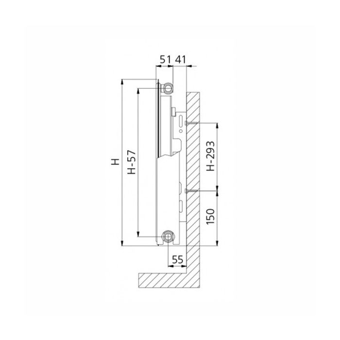 Brugman Compact 4 - H300 L1600 T33