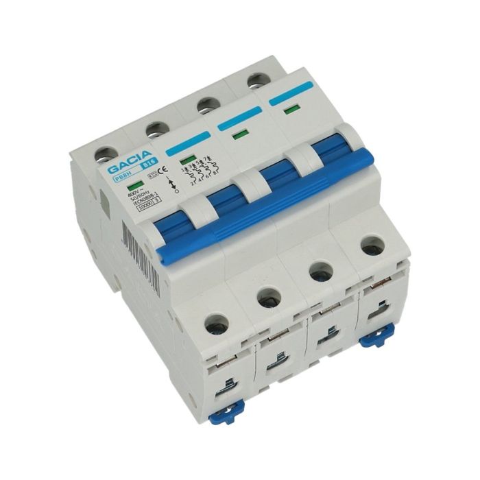 Gacia installatieautomaat 4 polig 16A C 10kA