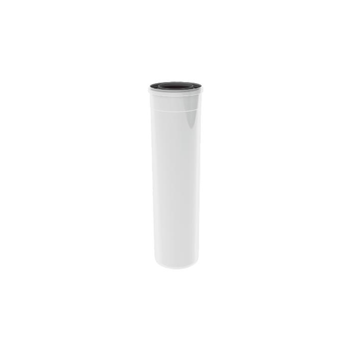 Burgerhout TwinSafe rookgaspijp 60/100mm concentrisch PP - 500mm - wit