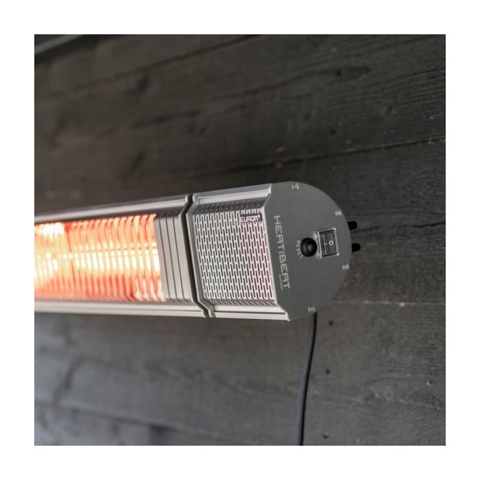 Eurom Heat and Beat Antraciet terrasverwarmer - 2000W