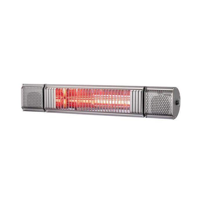 Eurom Heat and Beat Antraciet terrasverwarmer - 2000W