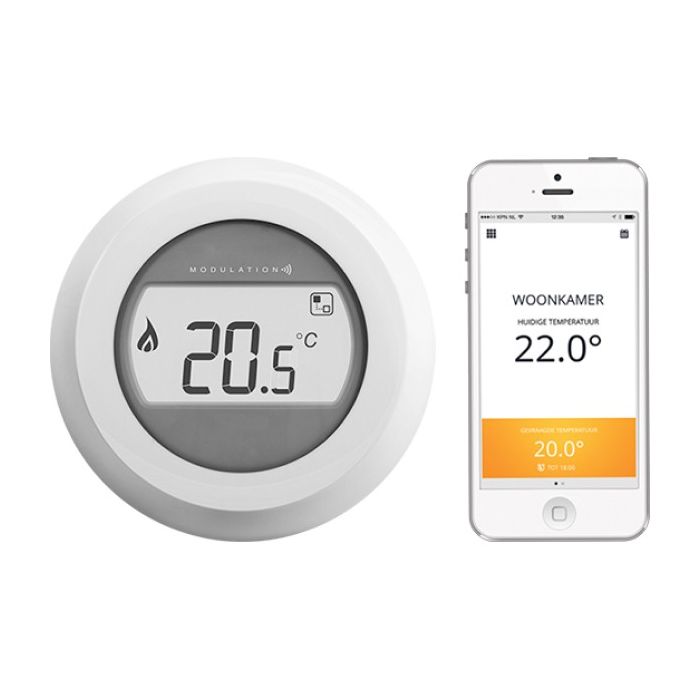Honeywell Home Round draadloze aan/uit thermostaat met RF module