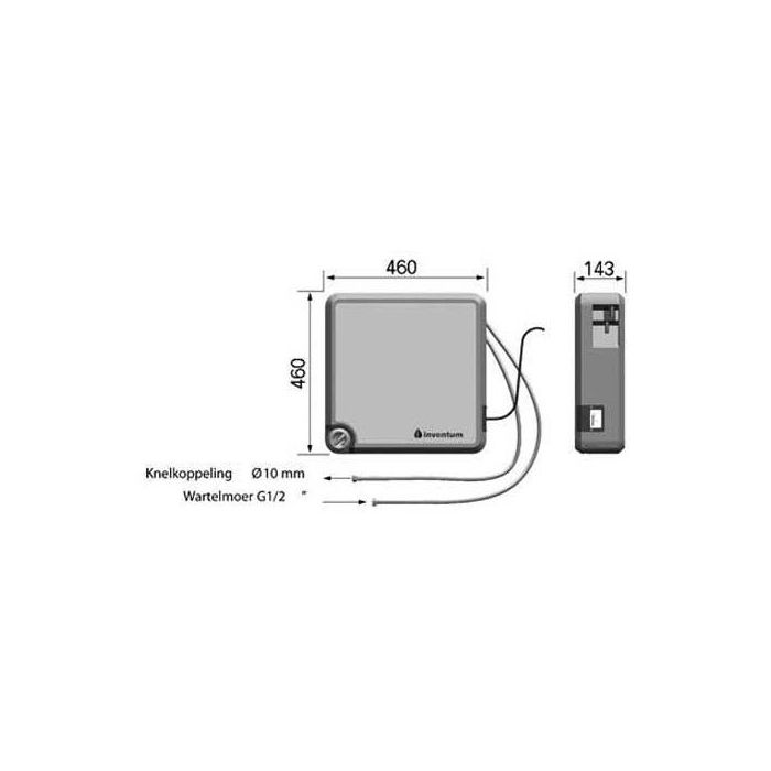 Inventum Modesto Hotfill Q10 plintboiler 10 liter