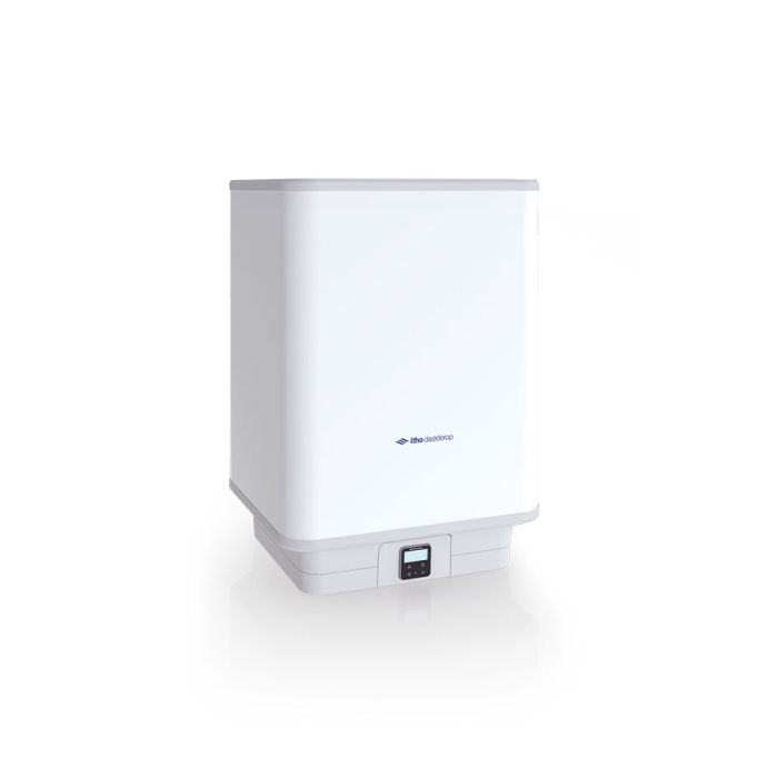 Vooraanzicht van de Itho Daalderop Green Energy Smartboiler met een inhoud van 60 liter