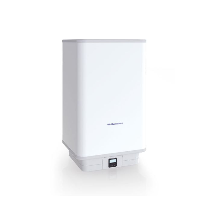 Vooraanzicht van de Itho Daalderop Green Energy Smartboiler met een inhoud van 80 liter