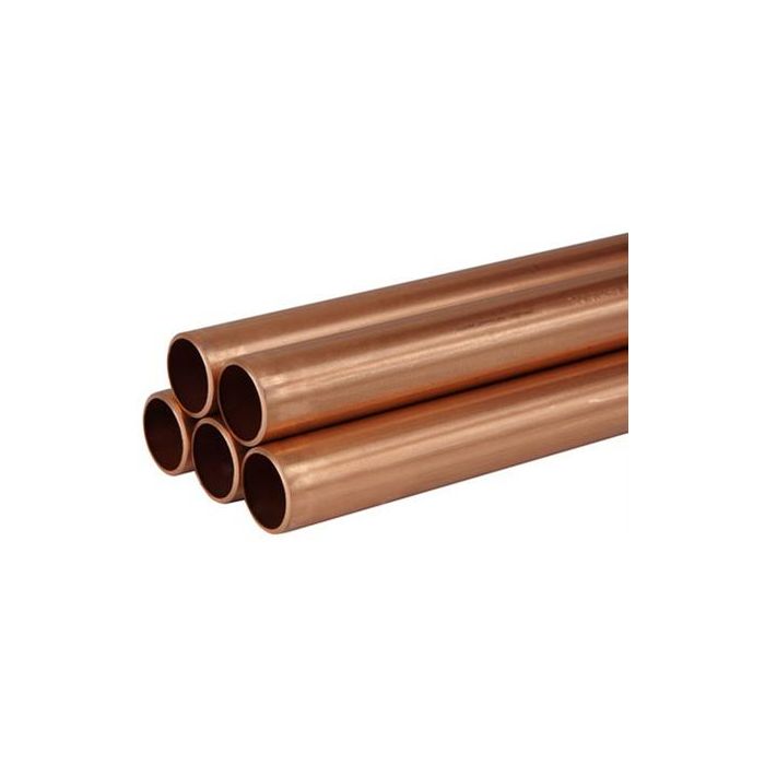 Koperbuis 22mm - per 2,5 meter