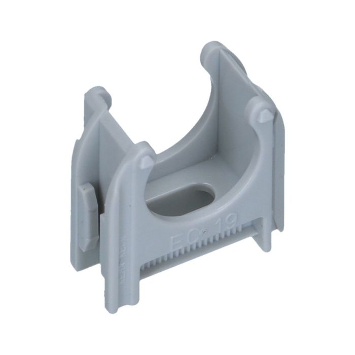 Schnable kunststof buisklem diameter 3/4" 19mm - grijs - 200 stuks