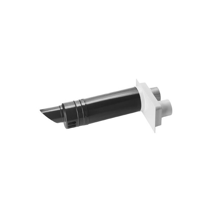 Burgerhout geveldoorvoer 80/80 mm - 675 mm - zwart/wit