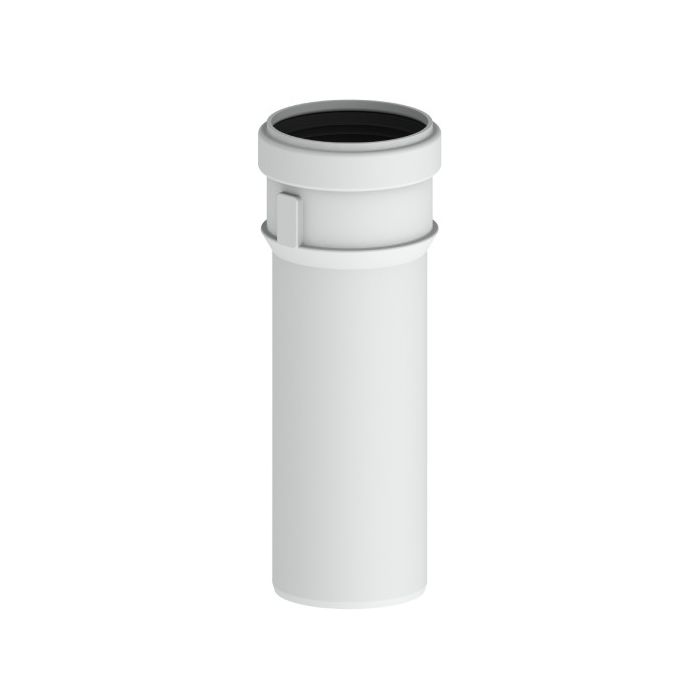 Burgerhout SAFE-PP VERL PIJP PP 80 L=500 WIT