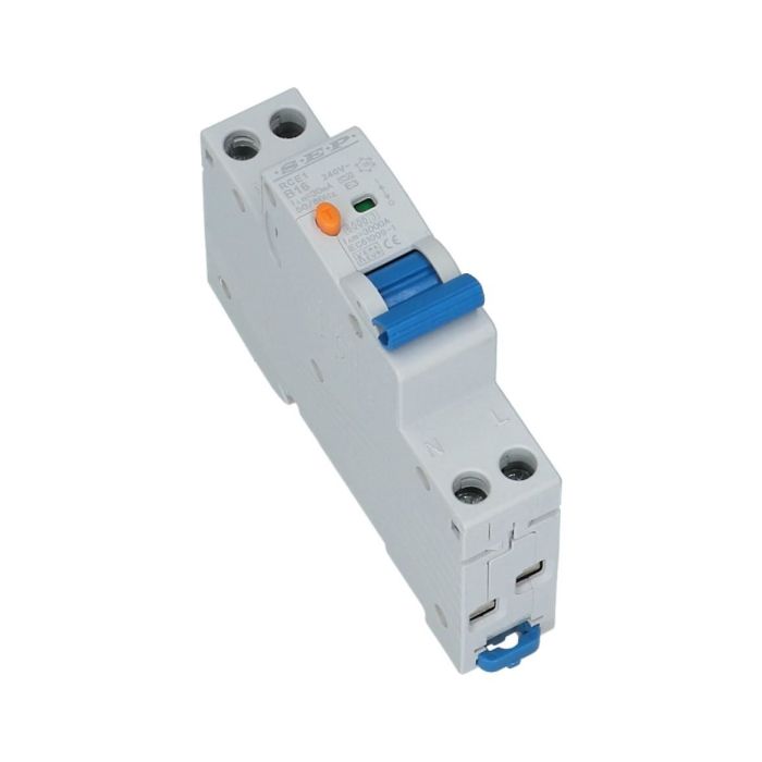 SEP aardlekautomaat 1 polig + nul 20A B 30mA 18mm 1 module