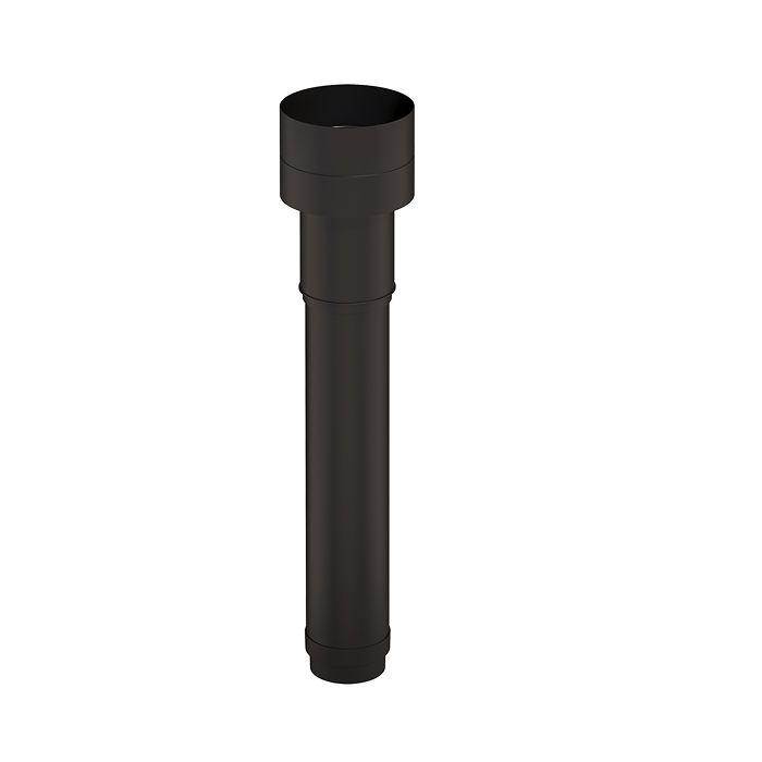 Ubbink Aerfoom dakdoorvoer Geïsoleerd - Ø 125 L1160mm - Zwart