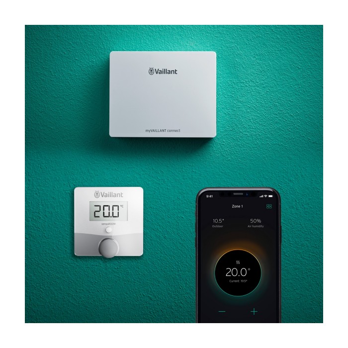 Vaillant set Gateway met sensoROOM VRT51f thermostaat