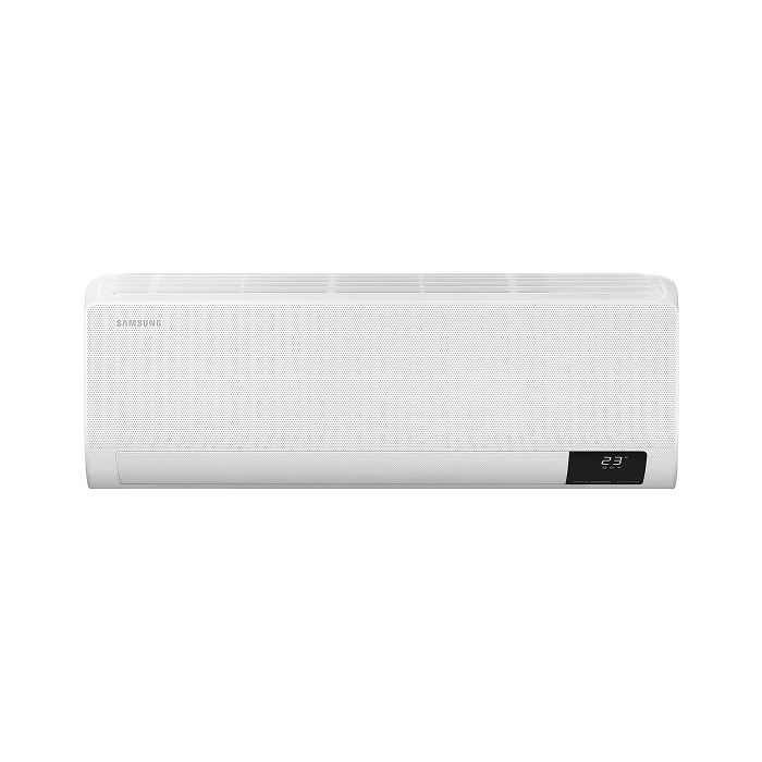Vooraanzicht van de binnenunit van de Samsung Windfree Comfort 2,5kW