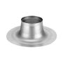 Burgerhout plakplaat rond aluminium