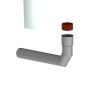 Burgerhout Steunbocht Rvs 80-80 87° Fixed-flex